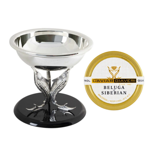 Beluga Siberian and Caviar Holder Caviar Giaveri