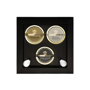 Confezione regalo box caviale Zar Trilogy Caviar Giaveri