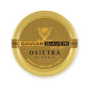 Caviale Osietra Classic Giaveri scatoletta chiusa