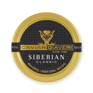 Caviale Siberian Classic Caviar Giaveri scatoletta chiusa