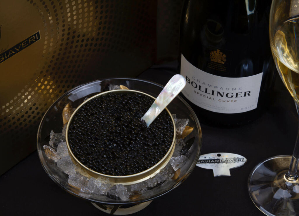 Golden Box Bollinger Party - Caviar Giaveri