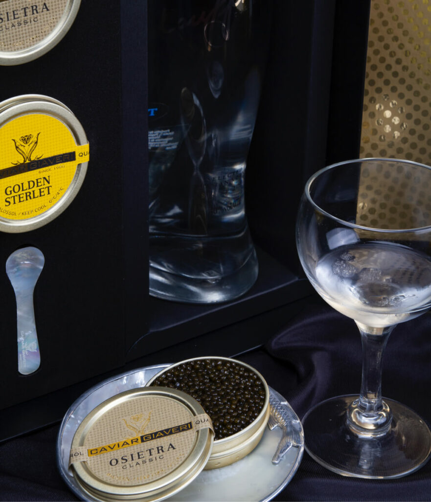 Golden Box Vodka&Ikra - Caviar Giaveri