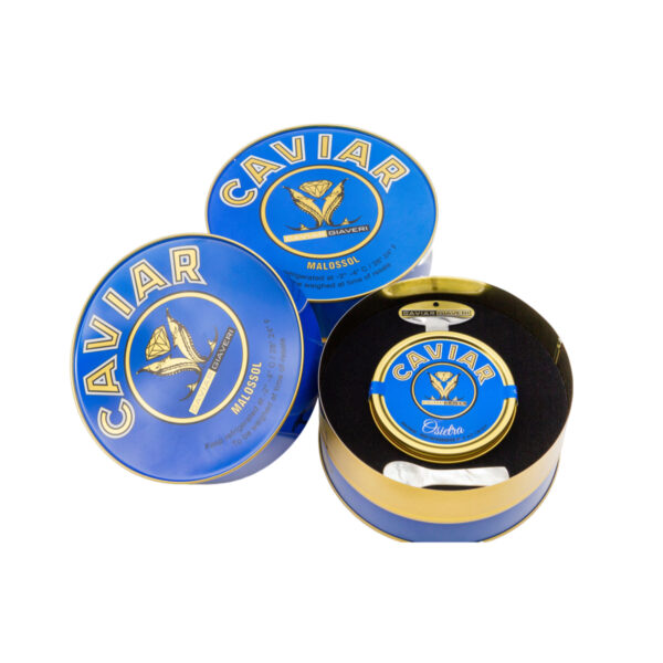 Box Nel Blu Dipinto di Blu caviale Osietra Caviar Giaveri