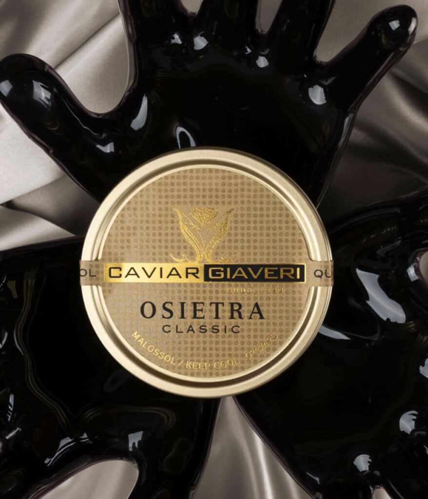 Caviale Osietra Classic Giaveri scatoletta chiusa