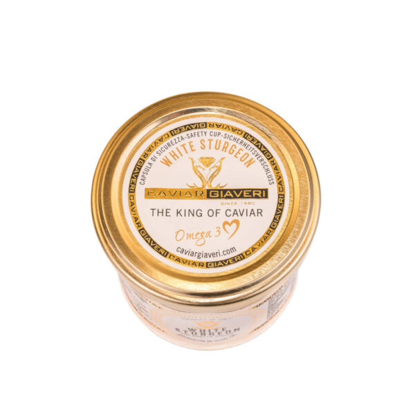 Filetti di storione bianco in olio d'oliva Caviar Giaveri