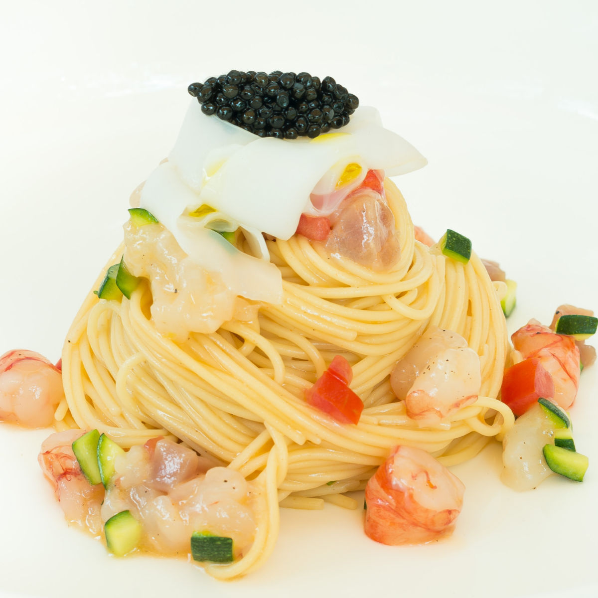 Ricetta spaghettino freddo e caviale Giaveri copertina