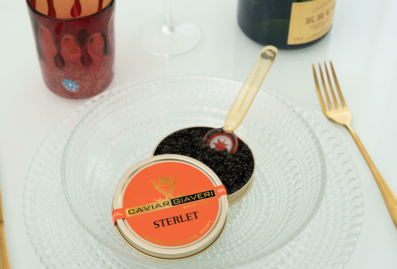 Dettaglio caviale Sterlet - Caviar Giaveri